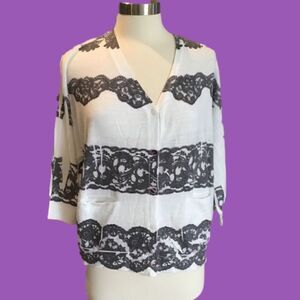 LOVE COUTURE CARDIGAN WHITE OFF SIZE L